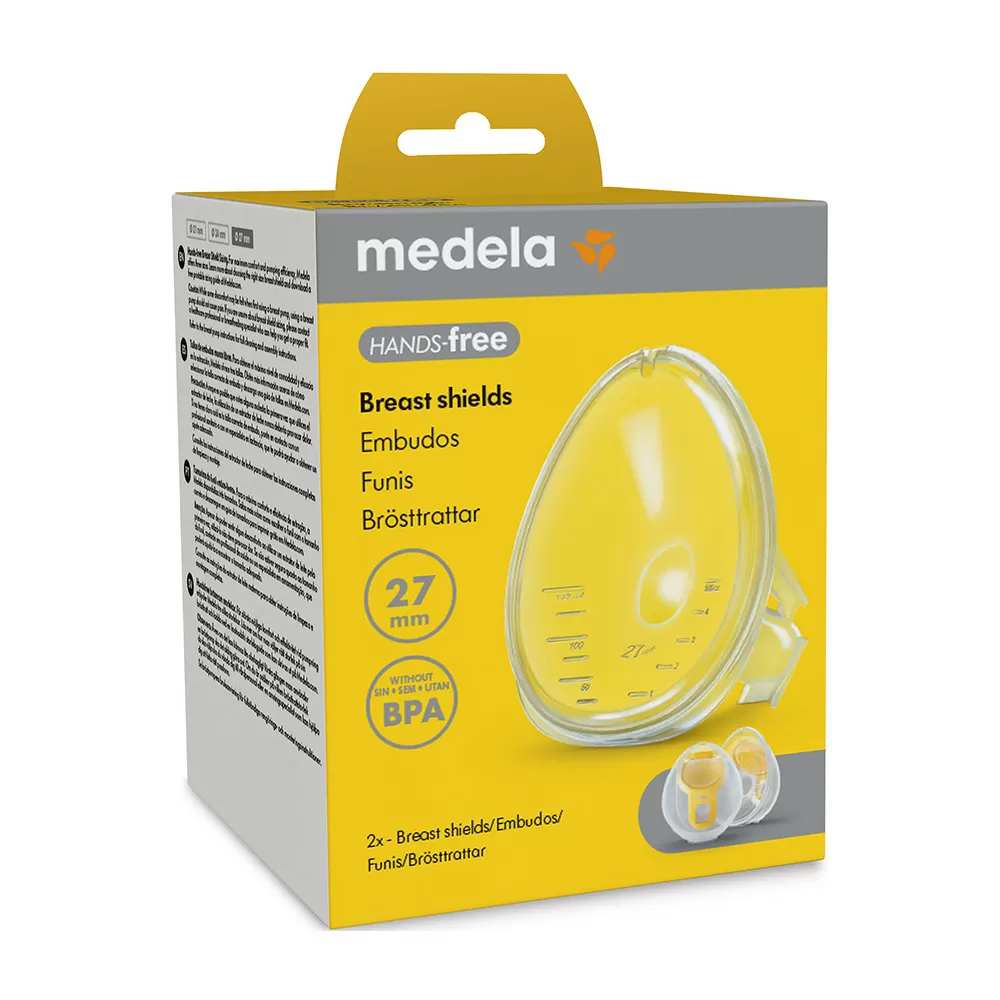 Medela Hands-Free Brysttragt 27 mm - 2 stk.