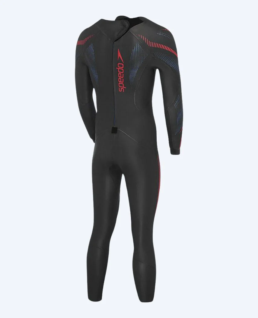 Speedo våddragt til mænd - Xenon - Sort/rød