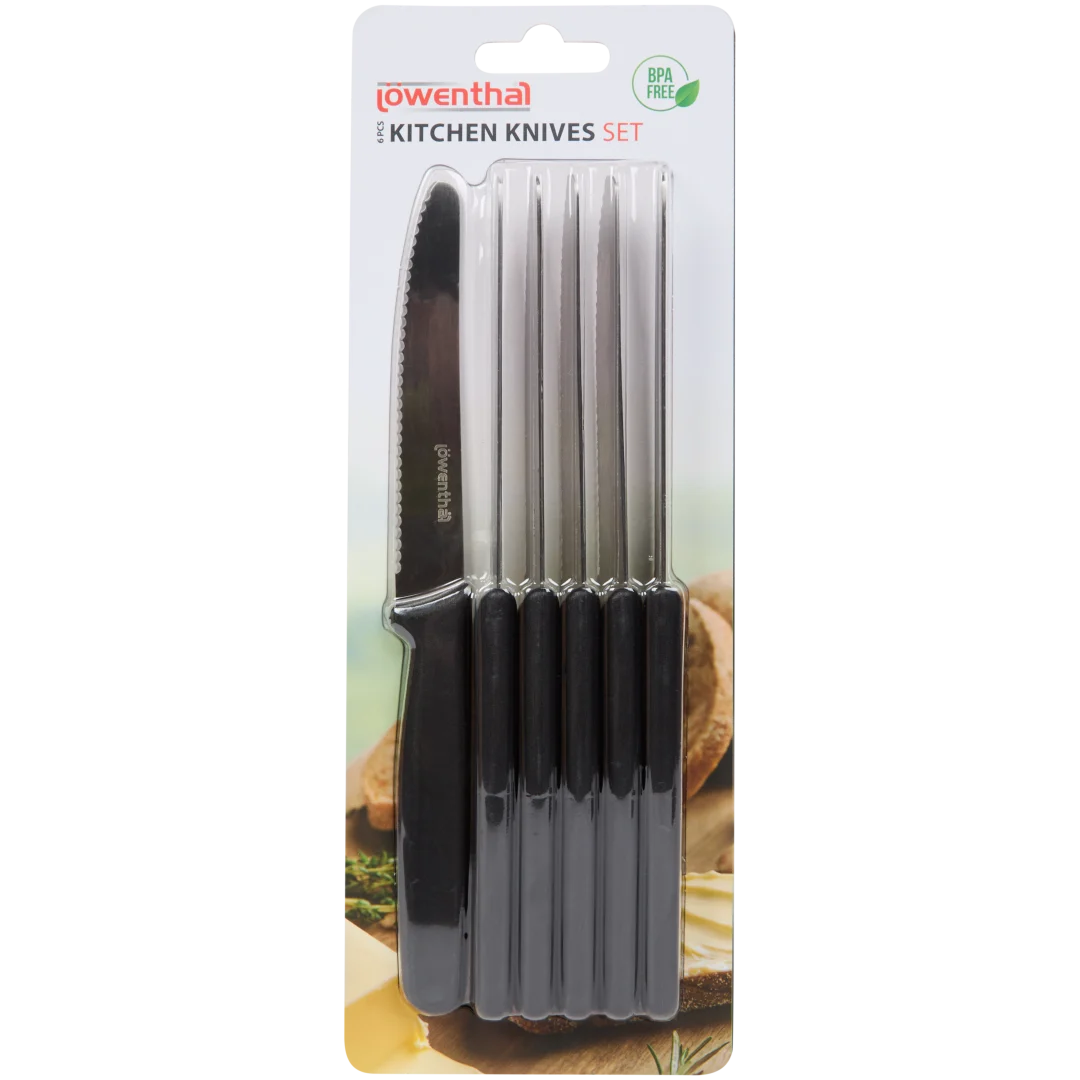 Lowenthal keukenmessen 6 stuks