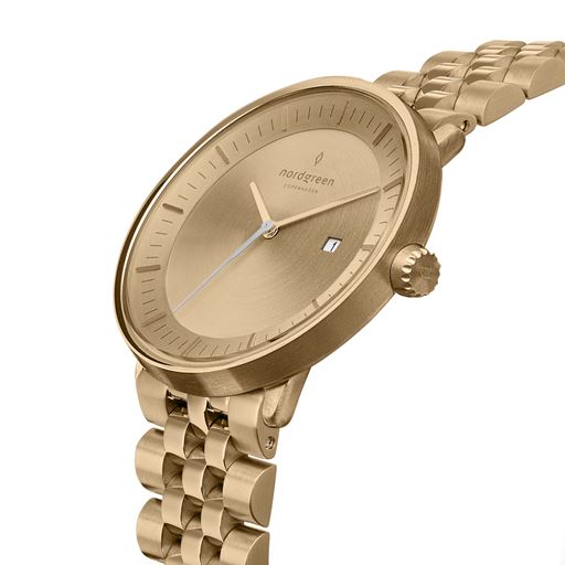 Nordgreen Philosoper PH36GO5LGOBM Ur, Guld, 36 mm