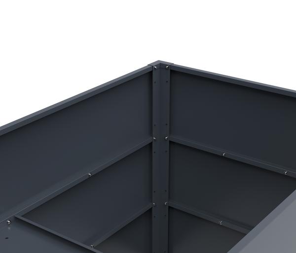 KGT Stahl-Hochbeet Urban Grow, anthrazit/grau