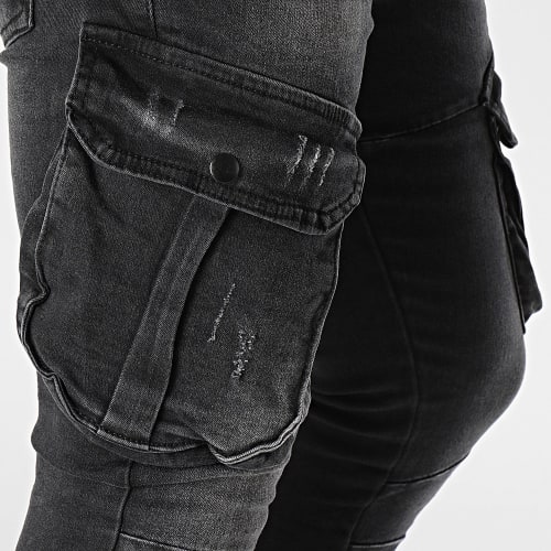 Jean Cargo Skinny Gris Anthracite