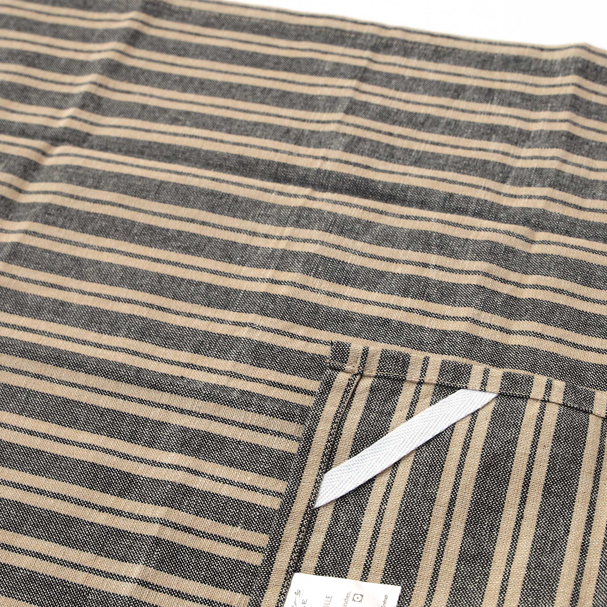 Geschirrtuch braun-schwarz gestreift, B 50 cm, L 70 cm zu 3,80