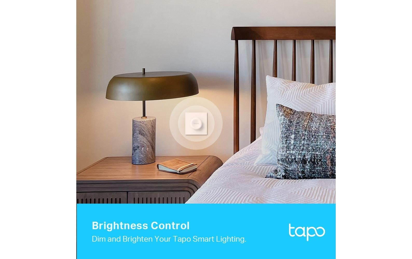 Smart Dimmer Switch Tapo S200DPraktische Kontrolle über Ihre intelligente Beleuchtung – Tapo Smart Remote Dimmer Schalter