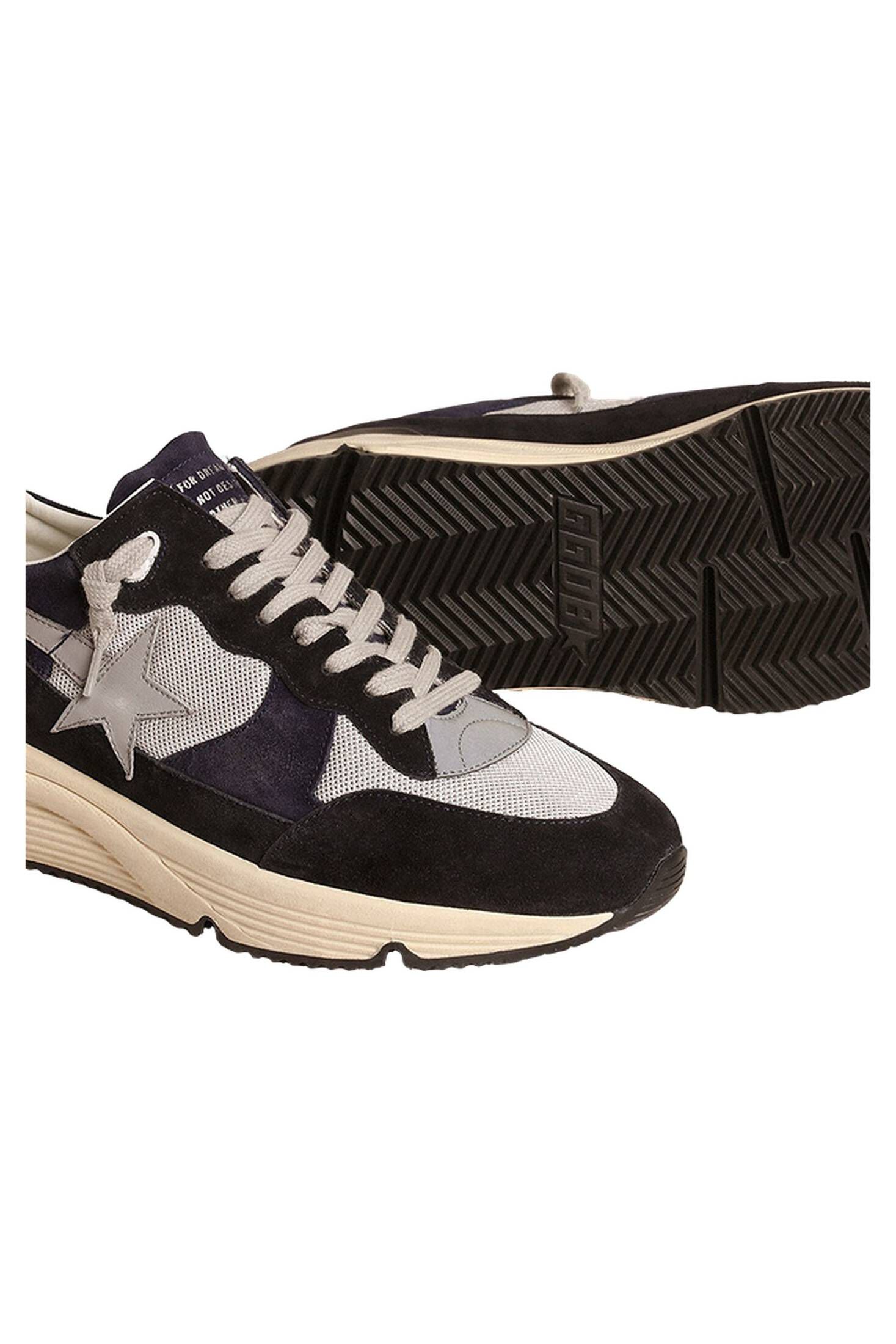 Golden Goose| Herren Sneaker RUNNING SOLE NET AND SUEDE UPPER SUEDE