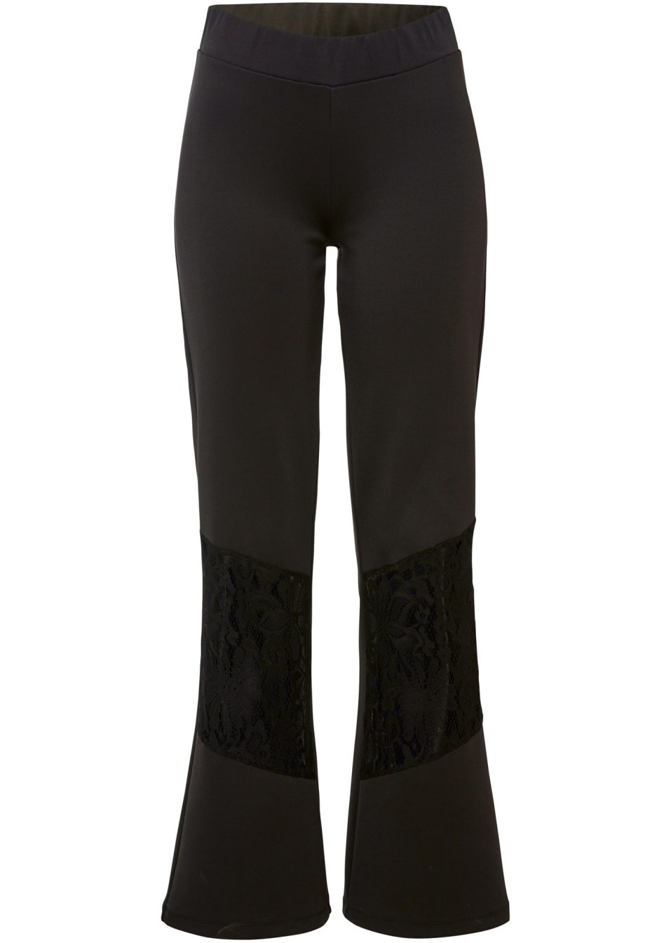 Pantalon avec empiècement dentelle