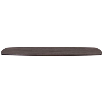 WOOOD tafelblad Tablo Deens ovaal mid brown 24 mm 200x100 cm