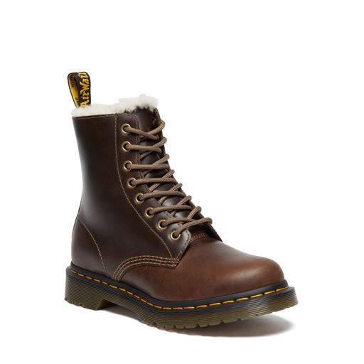 Dr. Martens 1460 Pascal Serena Støvler, Dark Khaki, 36