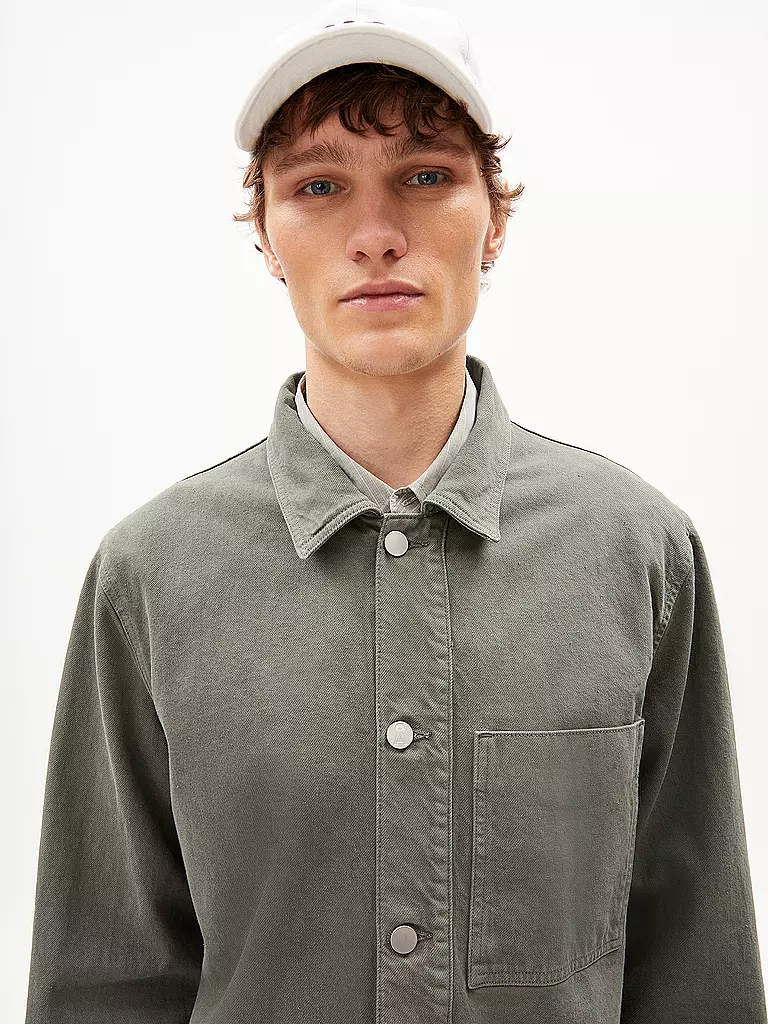 ARMEDANGELS Overshirt FAARN GMT DYE grau