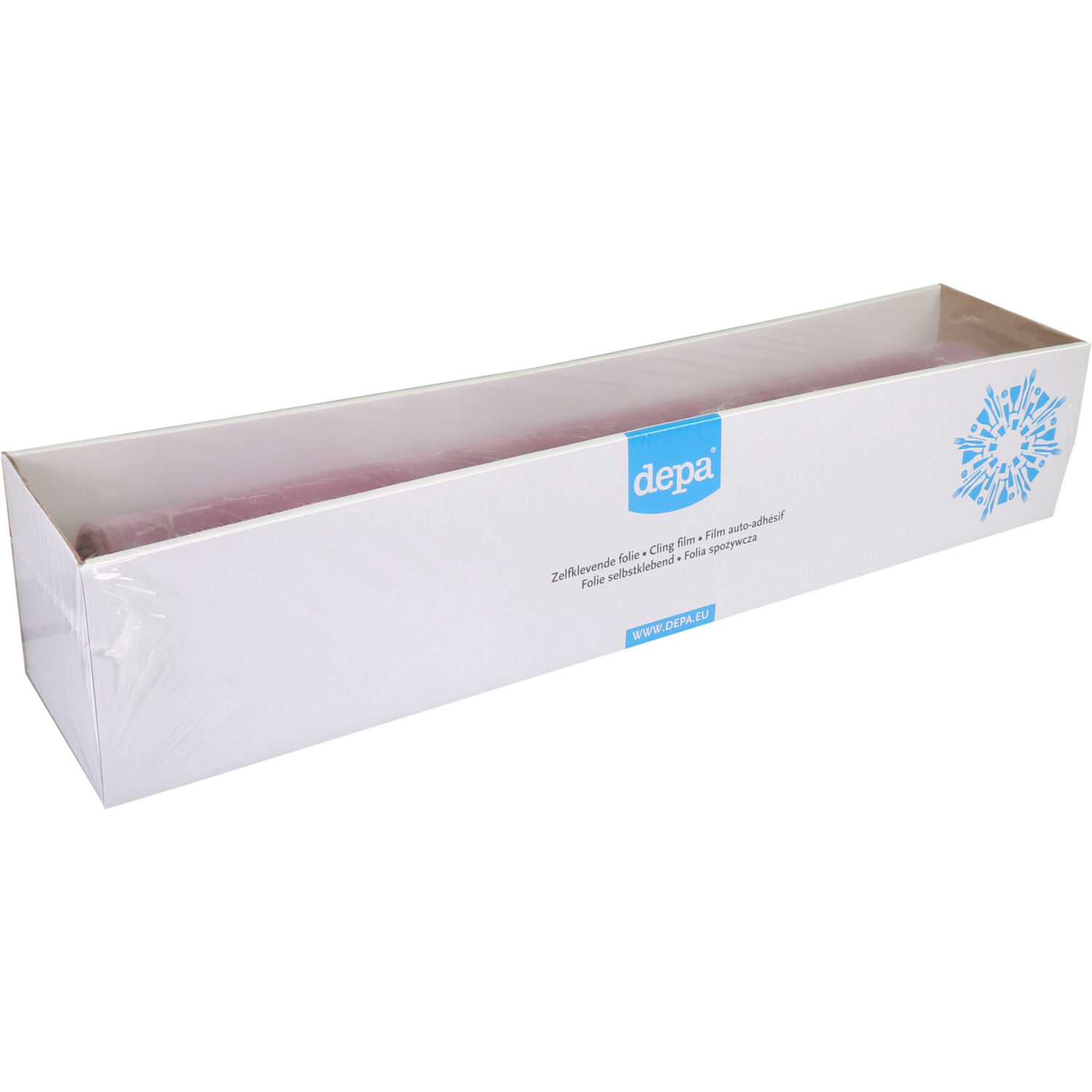 Folie, zelfklevend, PVC, 500m, 450mm,