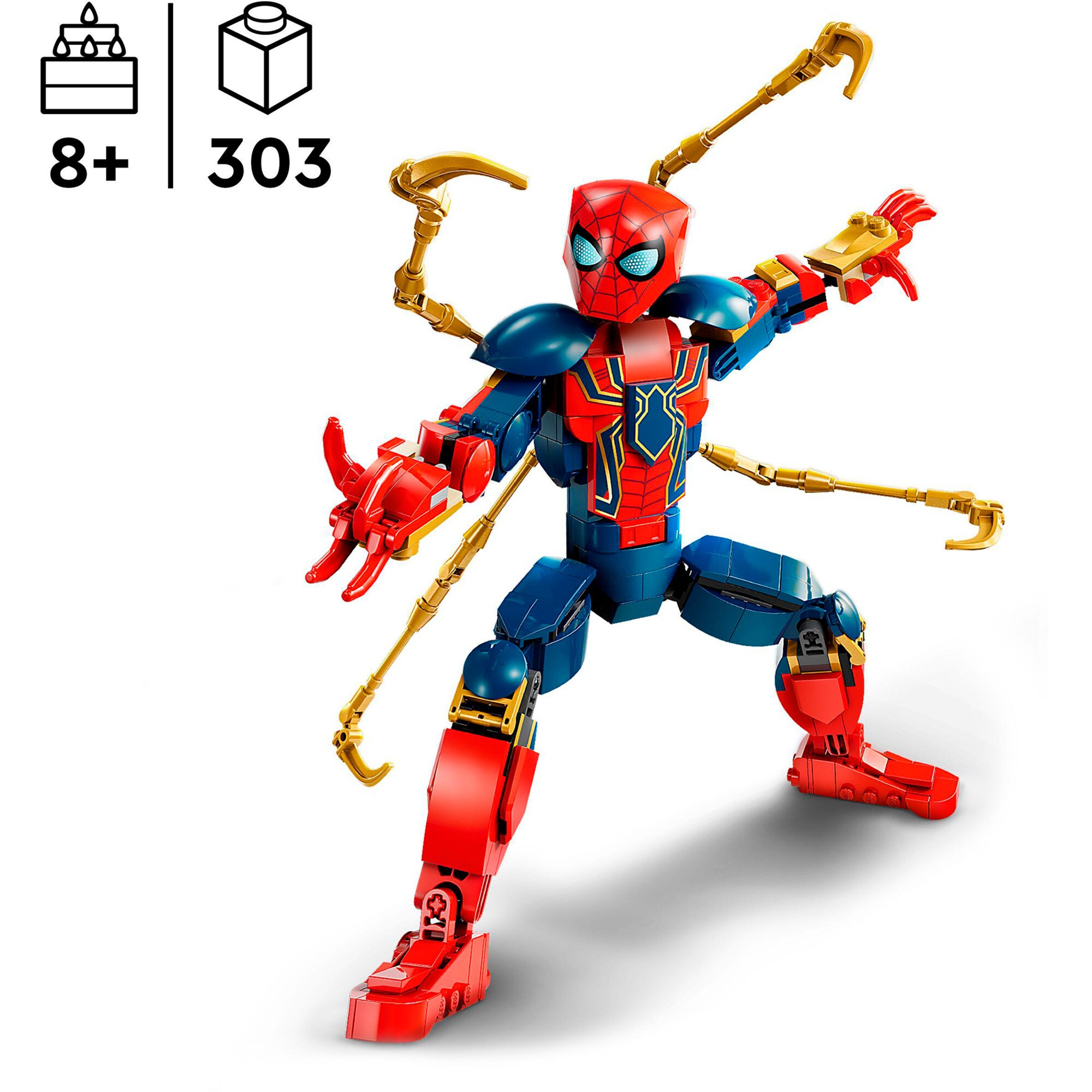 LEGO Konstruktionsspielzeug Marvel Iron Spider-Man Baufigur