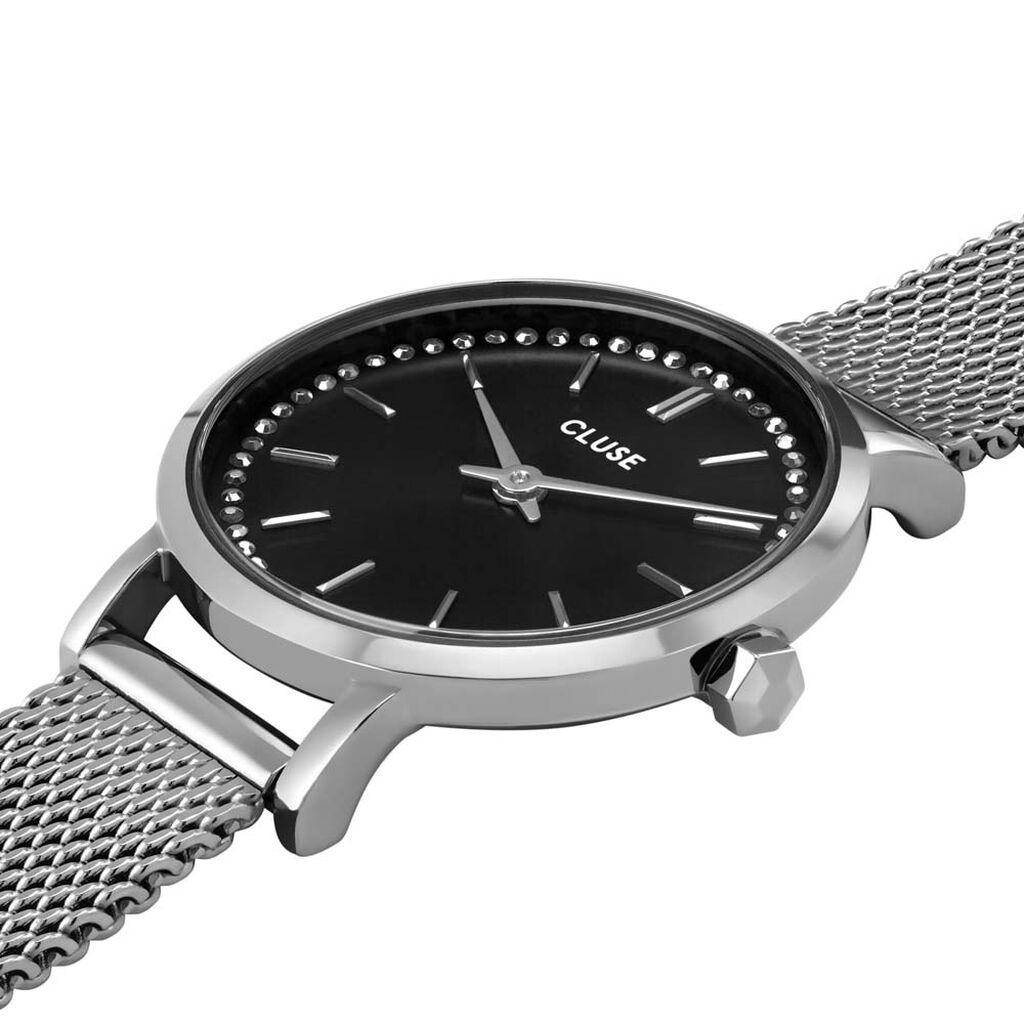 Montre Cluse Boho Chic Petite Acier Blanc