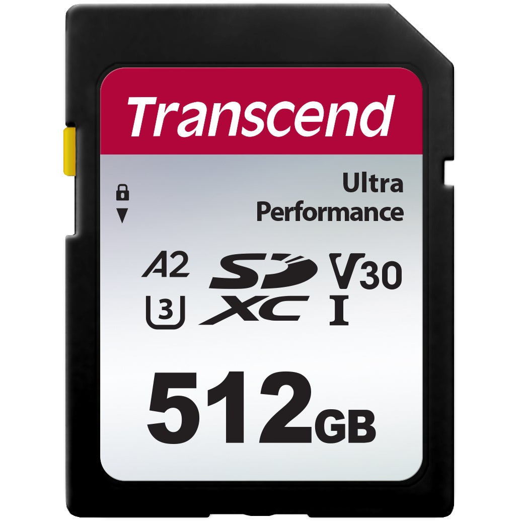 Transcend UHS-I U3 A2 SDXC 340S SD kaart 512 GB