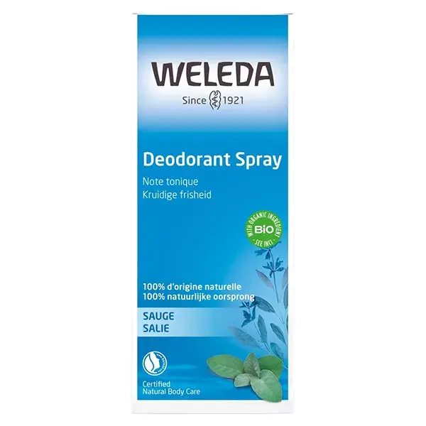 Desodorante orgânico Weleda Sage 100ml