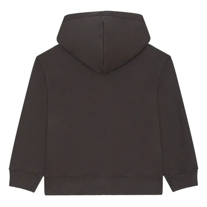 SMALLABLE BASICS Sweat A Capuche Zippé Coton Bio | Noir