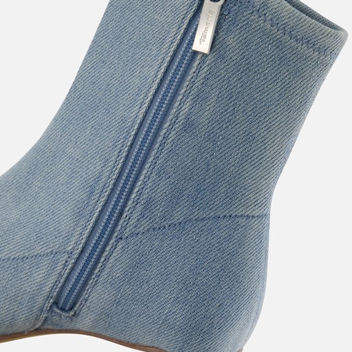 Tamaris Enkellaarsjes denim Textiel