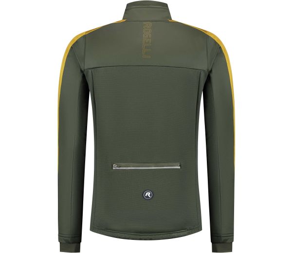 Rogelli Freeze Vinterjakke, Green/Mustard
