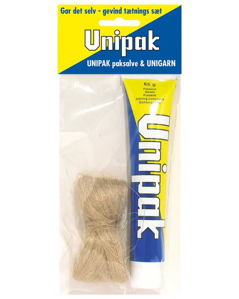 Unipak - Tætningssæt garn/salve 65 g