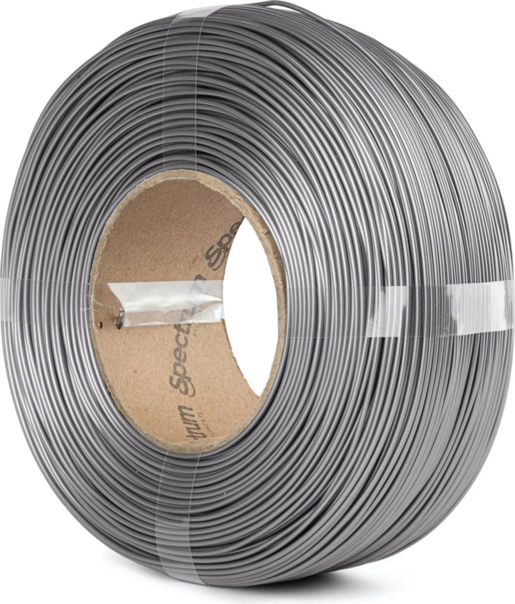 Spectrum  ReFill Premium PLA High Speed Silver Star, 1,75 mm / 1000 g    PLA ohne Spule für den Hochgeschwindigkeitsdruck in Silver Star
