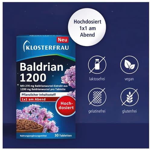 Klosterfrau Baldrian 1200 30 Stück