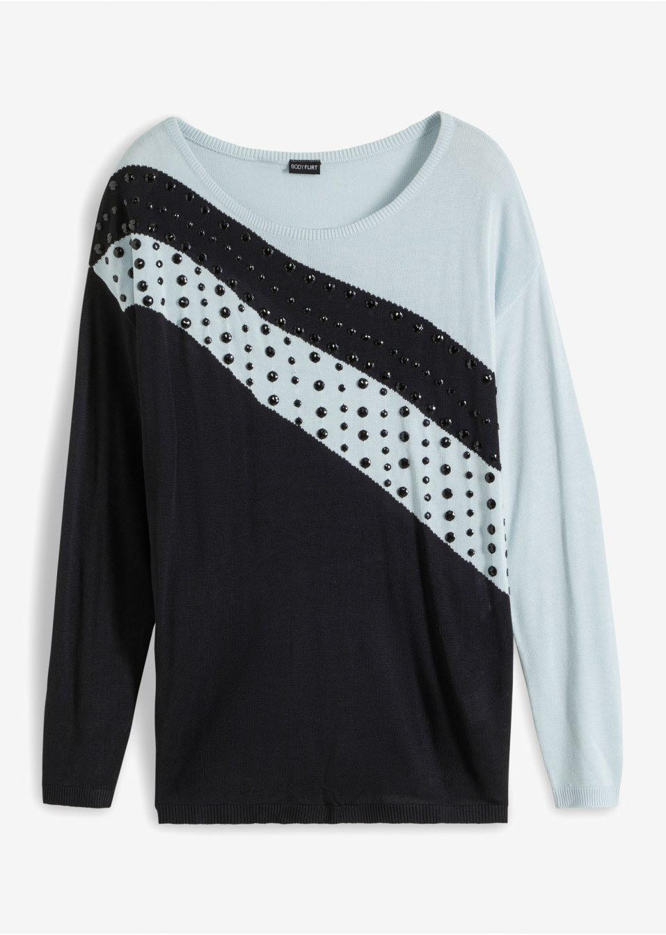 Pull oversize avec application