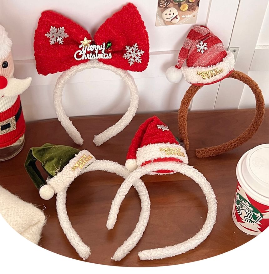Tuhat - Kerstmuts Hoofdband / Strik Hoofdband