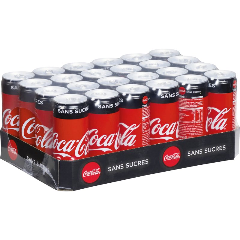Coca-Cola Zero 33 cl - 24 canettes