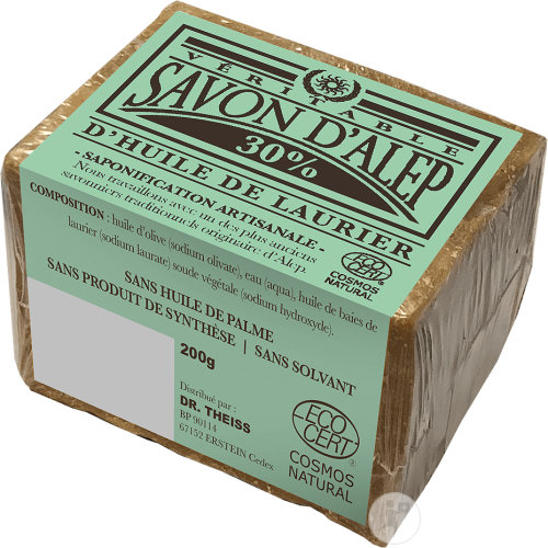 Dr. Theiss Véritable Savon D'Alep 30% D'Huile De Laurier Saponification De Laurier 200g