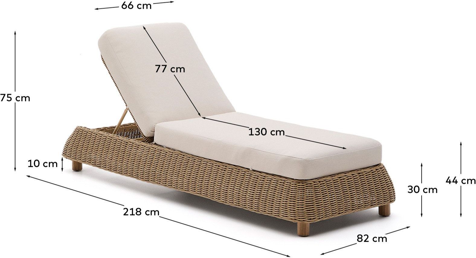 Kave Home   Meria Ligstoel