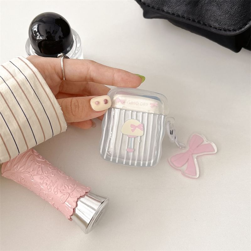 VanDi - Bow AirPods / Pro oortelefoonhoesje met bedel