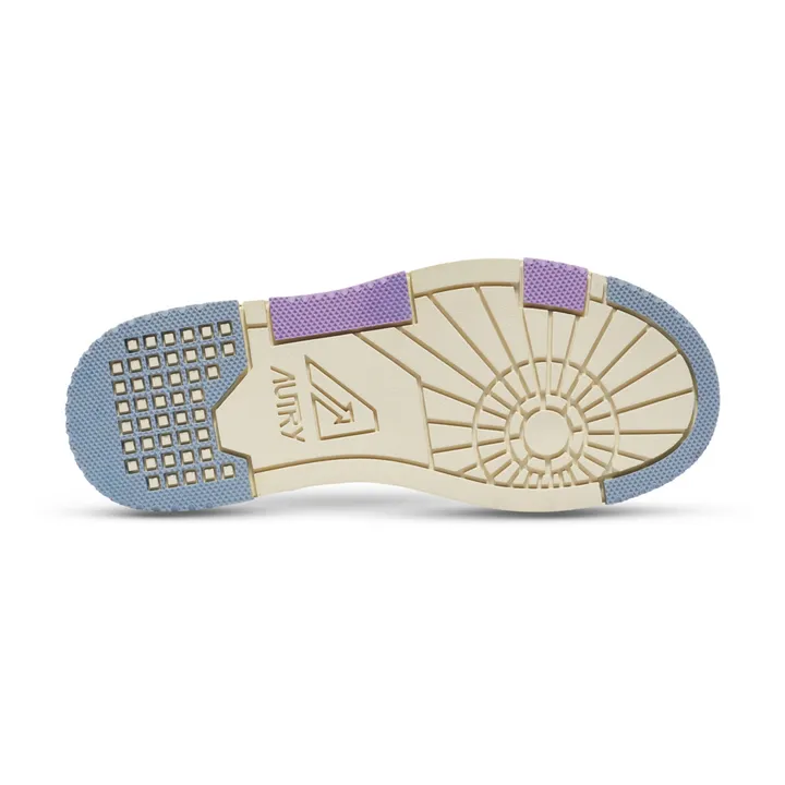 Autry Baskets CLC Low Cuir Bicolore | Bleu Clair