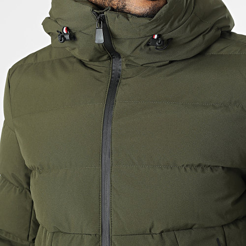 Doudoune Capuche Vert Kaki
