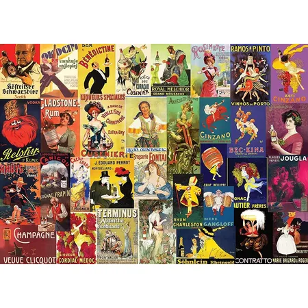 Eurographics Antike Weihnachtskarten Puzzle, 1000 Teile