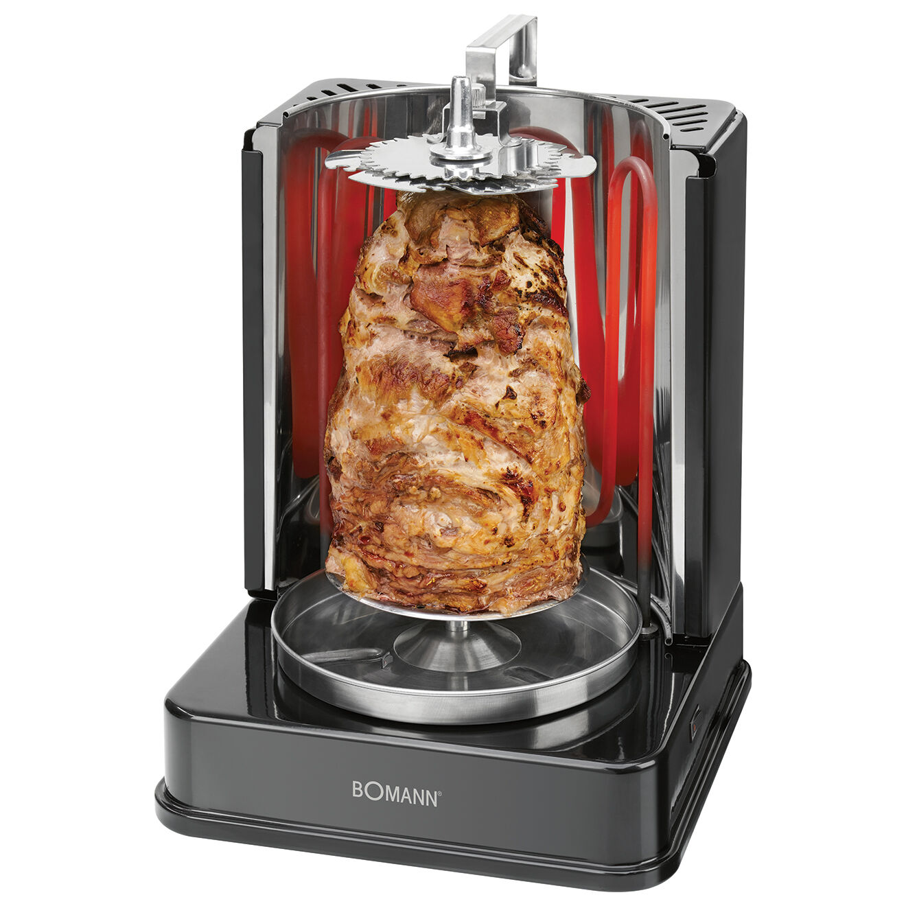 Bomann Multi grill vertical gris - 1400W