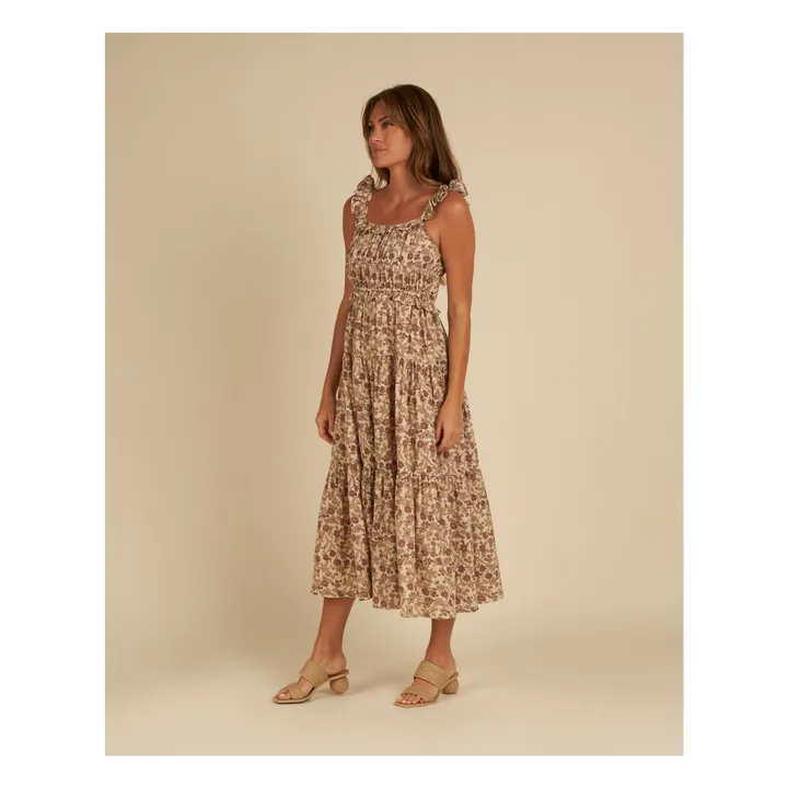Rylee + Cru Robe Tenley Fleuri - Collection Femme | Beige rosé
