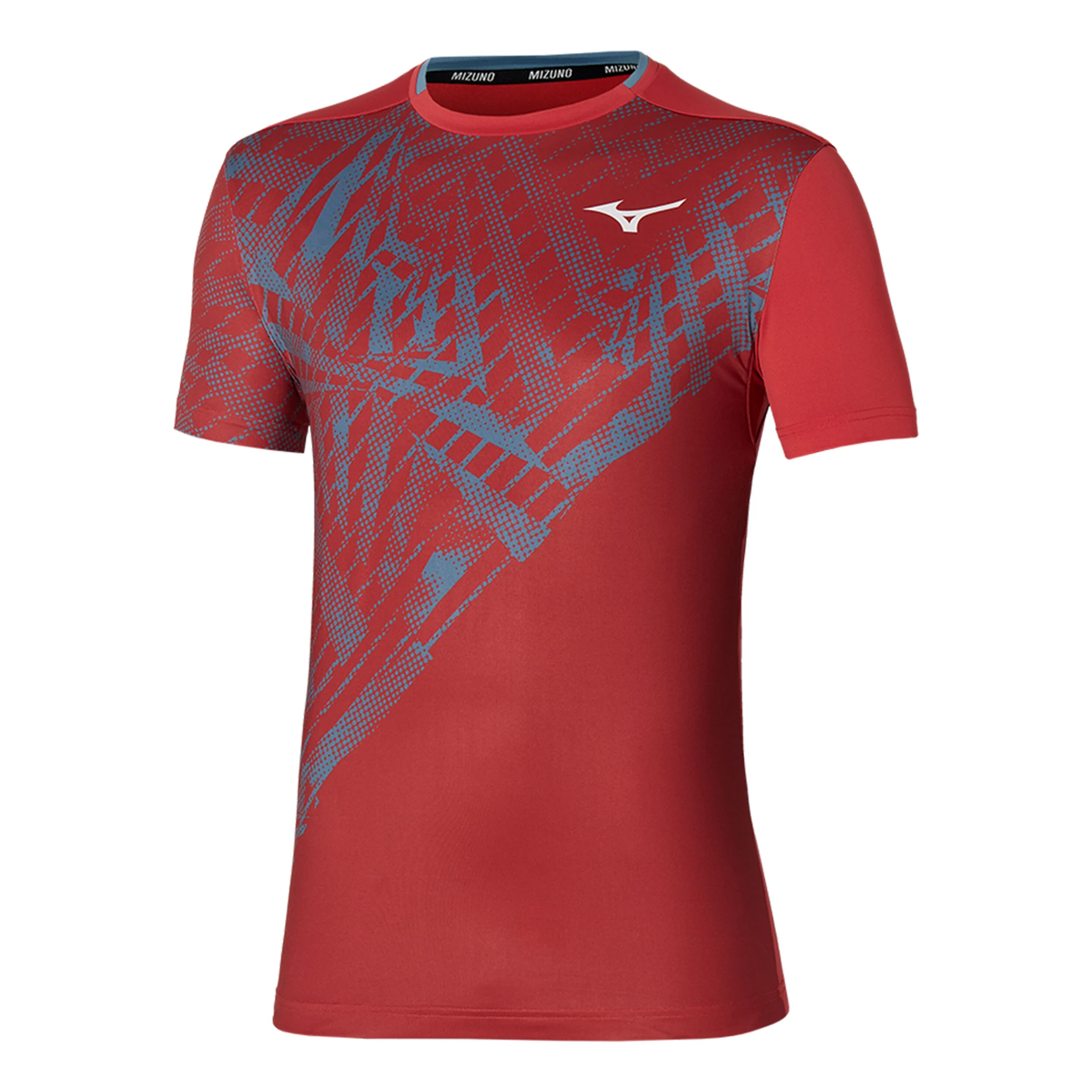 Mizuno Mugen Shadow Graphic T-shirt Hommes - Rouge