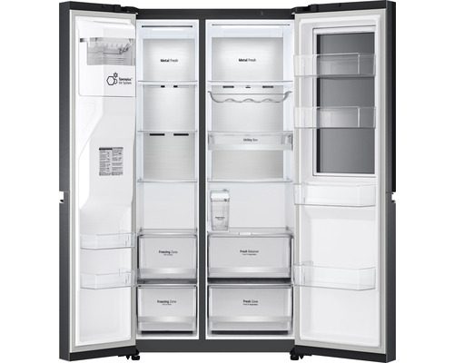 LG GSXV91MCAF Side-by-Side koelkast (B x H x D): 913 x 1790 x 735 mm