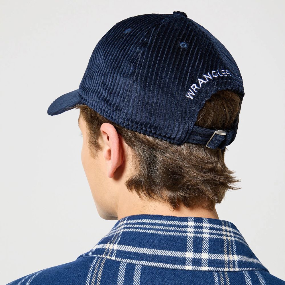 Wrangler Corduroy Cap Navy