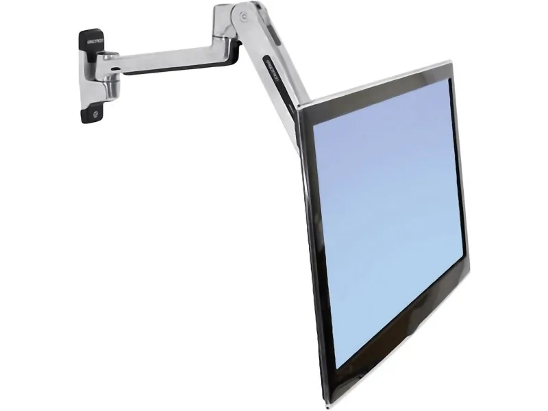 Ergotron LX - Monteringssæt (sidde-standerarm, forlængelse, base, VESA adapter) - for LCD display - kapacitet 3,2-11,3 kg - poleret aluminium - skærmstørrelse: op til 42