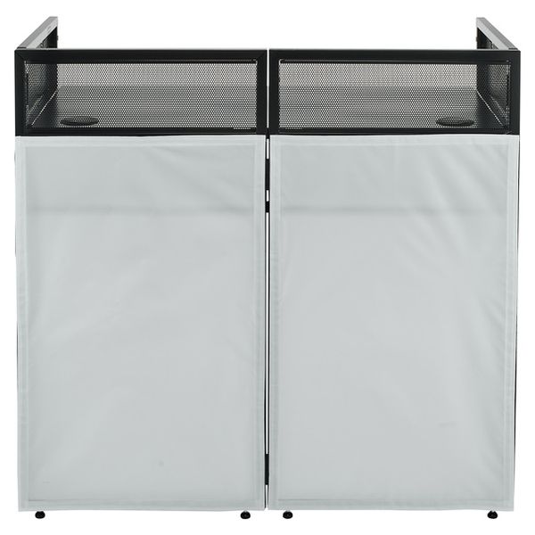 Roadworx DJ Table White Shelf