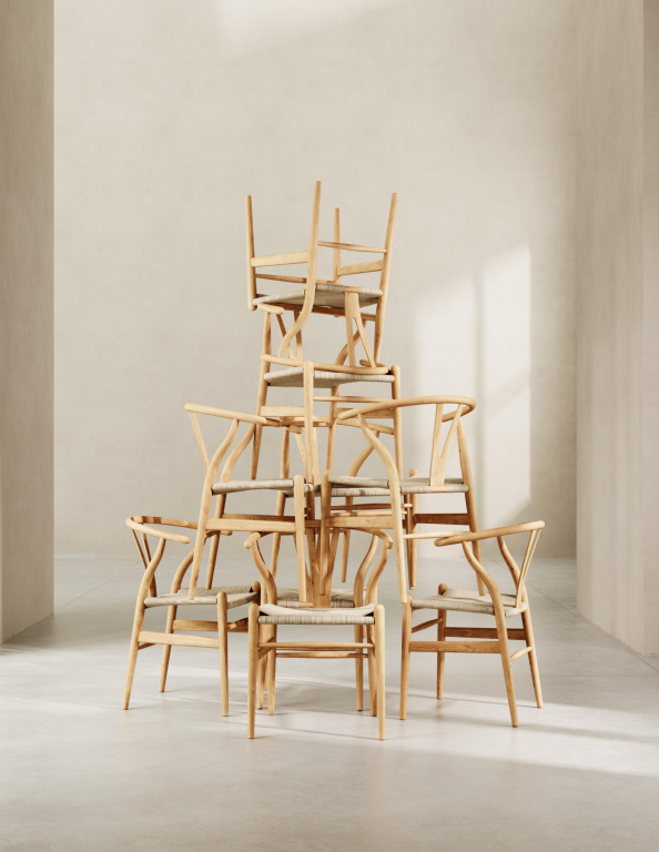 Carl Hansen & Son CH24 Wishbone stoel Classic Natural gezeept eiken