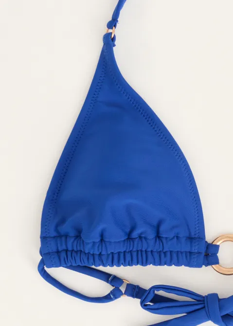 Triangel bikini top charm blauw (BLW.K)
