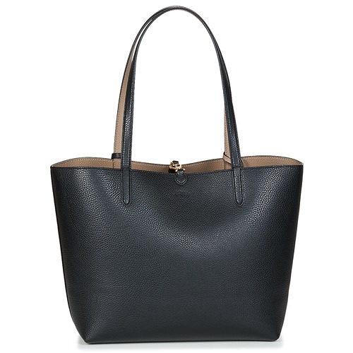 Lauren Ralph Lauren - MERRIMACK REVERSIBLE TOTE MEDIUM Negro / Topotea