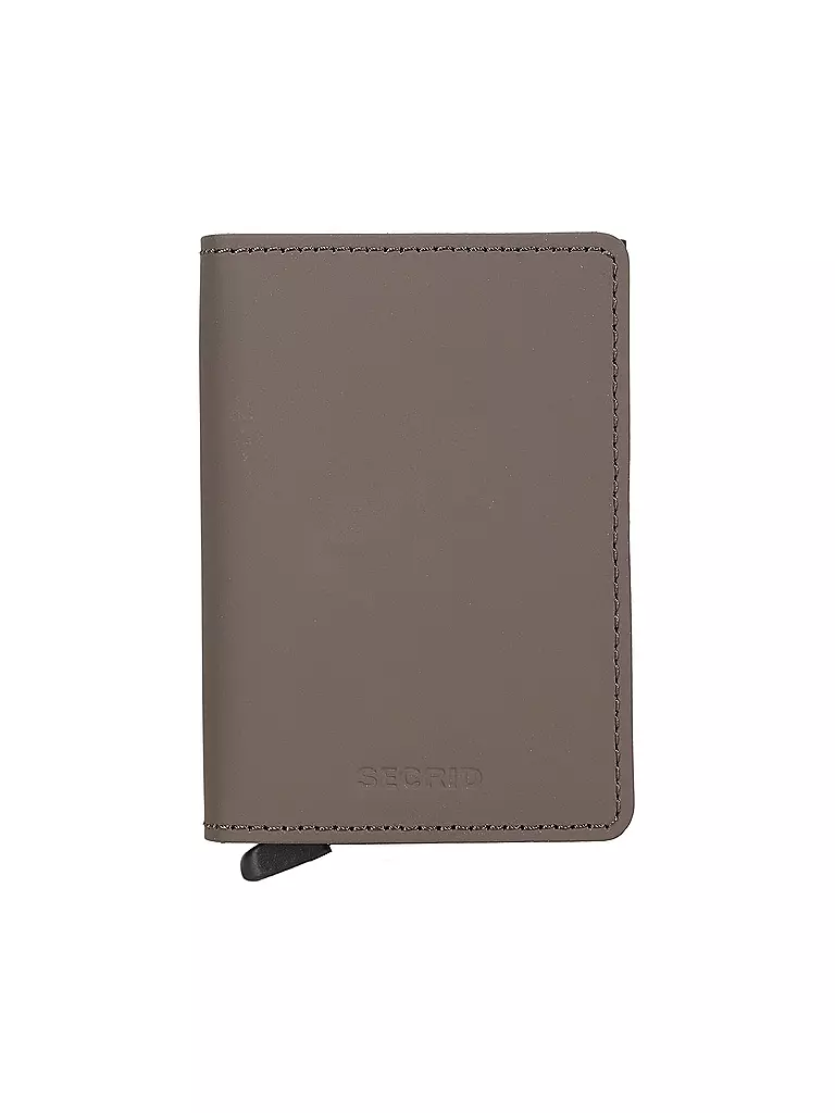SECRID Geldbörse - Slimwallet MATTE Mini truffel braun