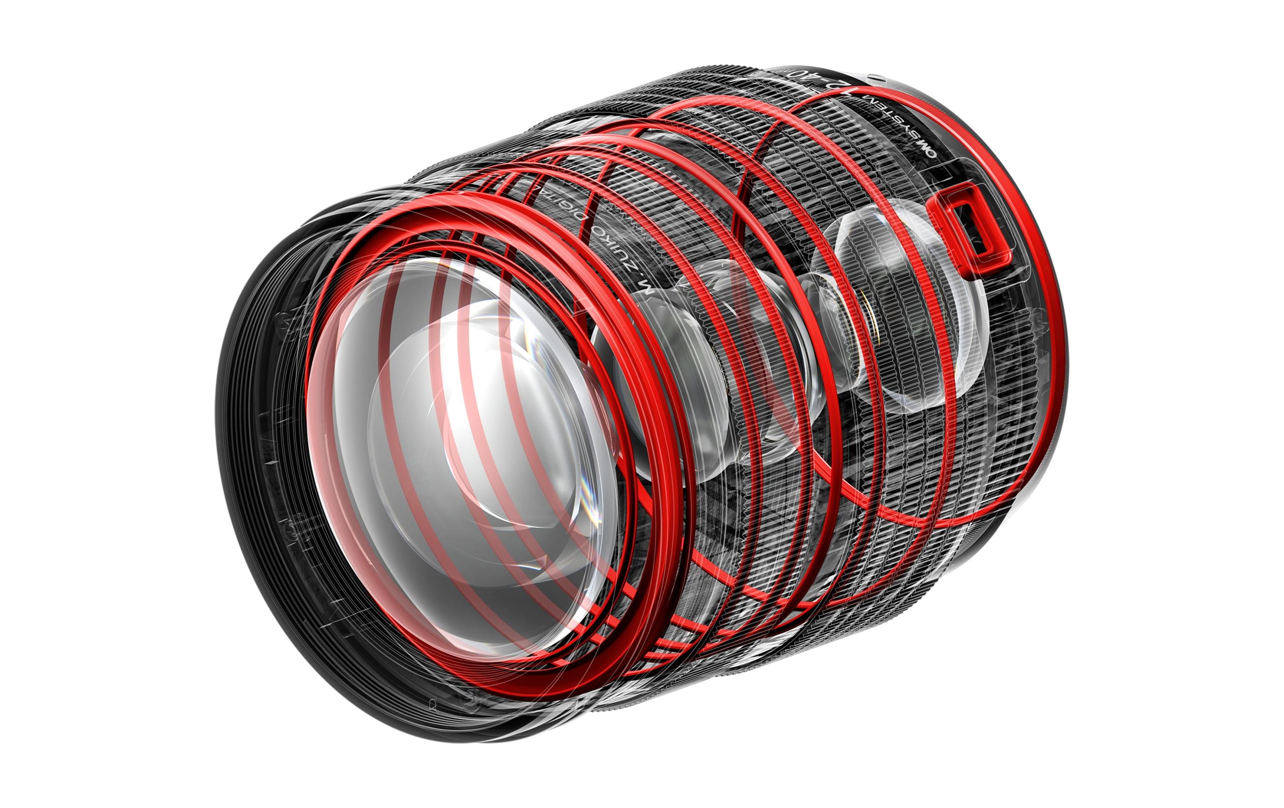 Zoomobjektiv M.ZUIKO ED 12-40mm F2.8 PRO II – MFT<br>M.Zuiko Digital ED 12-40 mm F2.8 PRO II