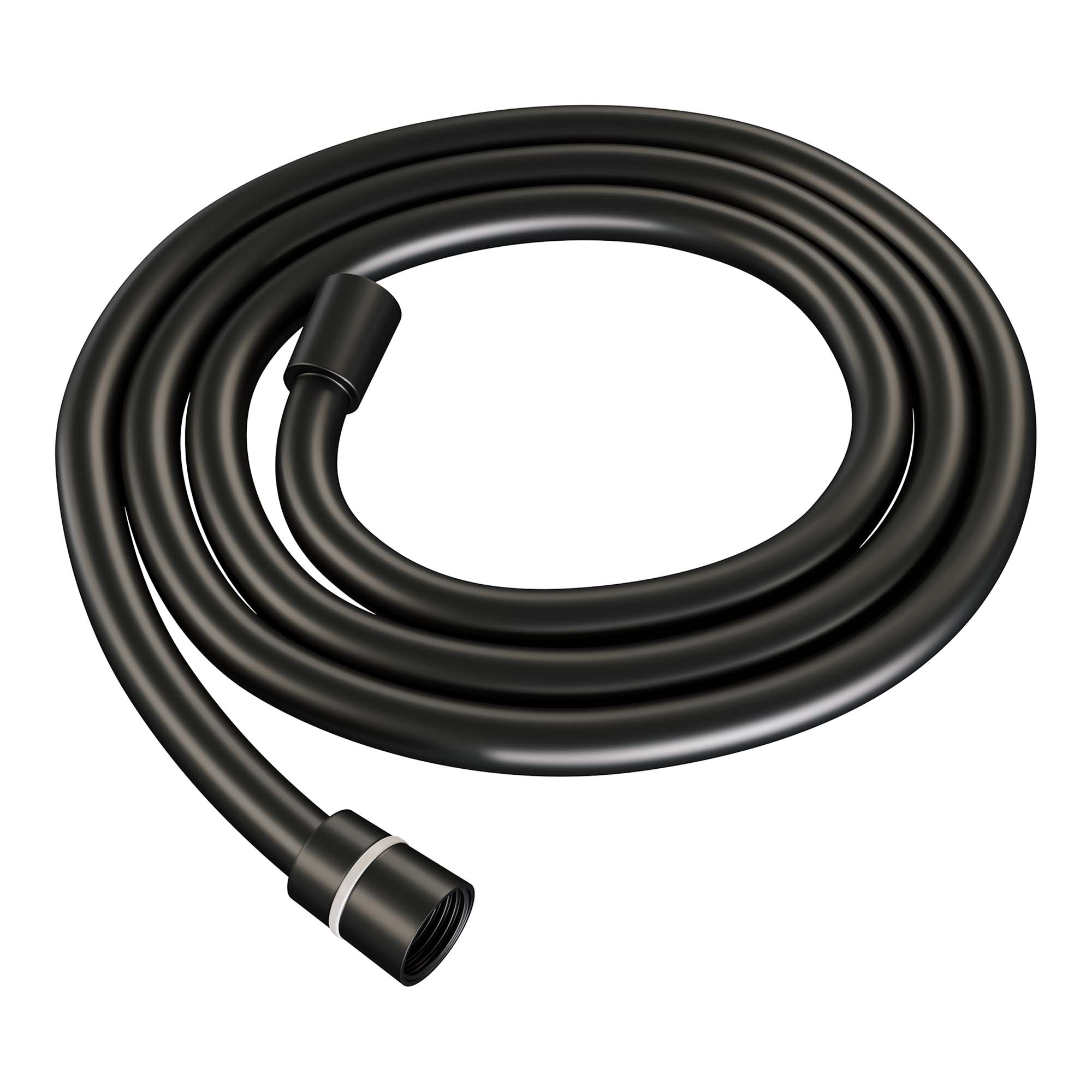Brauer Black Carving thermostatische douchekraan met glijstang en 3 standen handdouche mat zwart