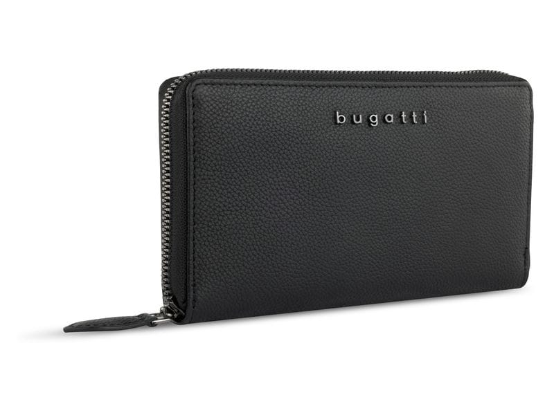 Bugatti Portemonnaie Bella 18.5 cm, Schwarz Damenbörse