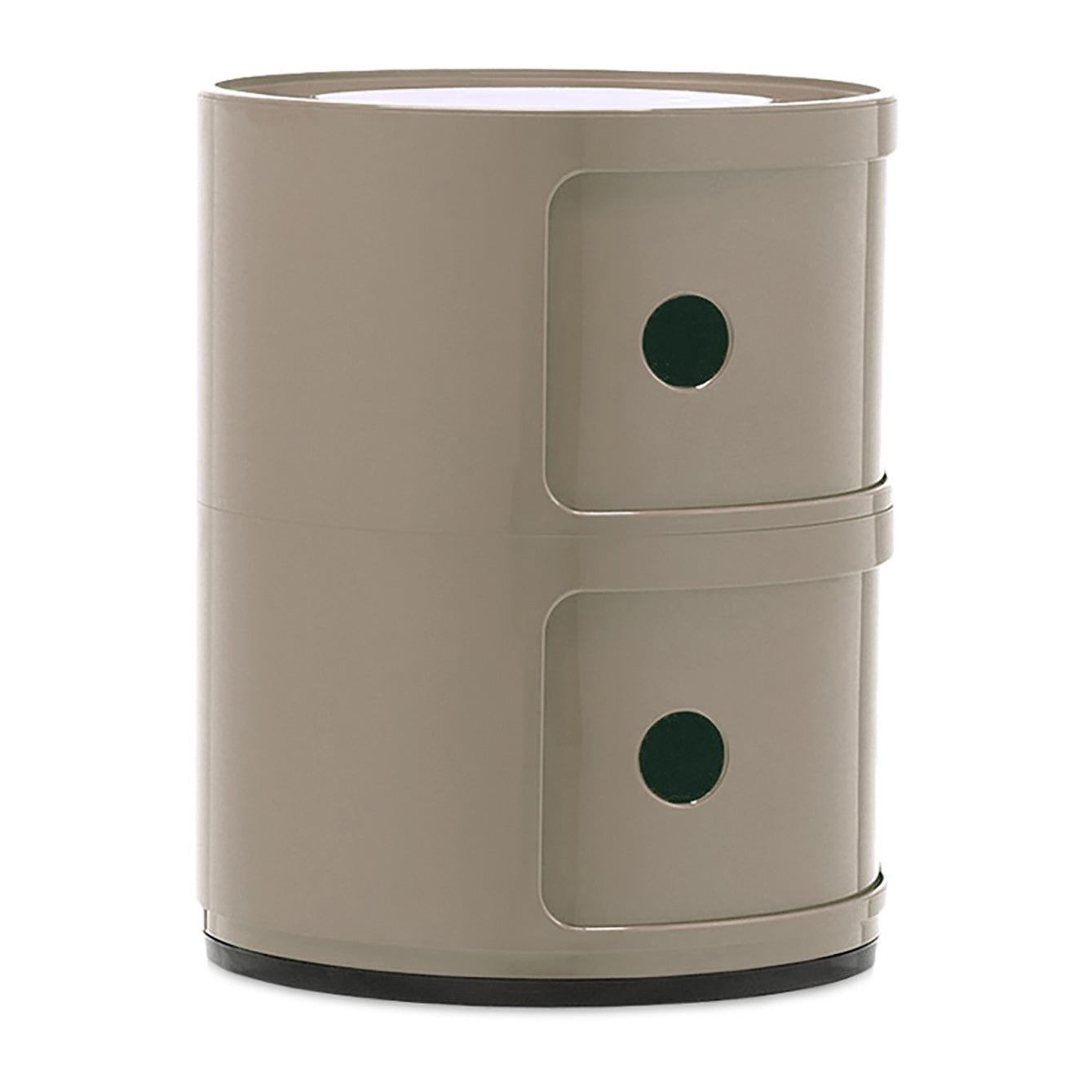 Kartell Componibili Kast Ã 32 cm - 2 Modules - Duifgrijs