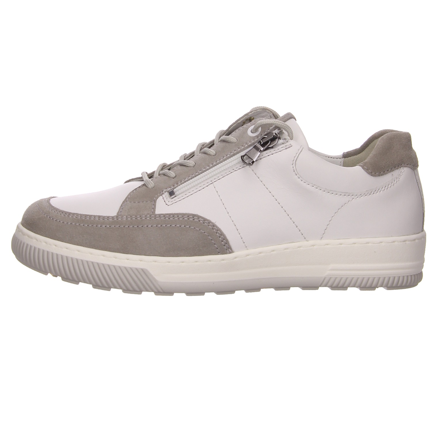 Waldläufer Schnürschuhe weiß weiss/weiss kombi