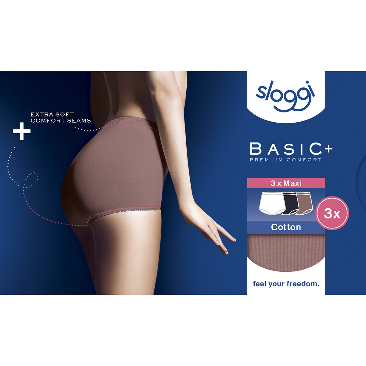 SLOGGI<br>Conjunto de 3 Maxi slips Basic+